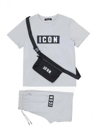 Icon grijs met tasje